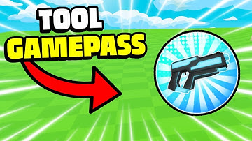 How To Make A TOOL GAMEPASS - Roblox Studio