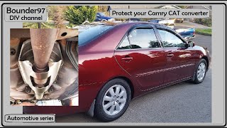 DIY (catalytic converter theft shield for 2004 Camry)