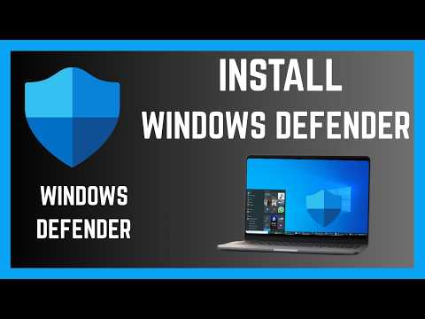 How To Install Microsoft Windows Defender On Windows 1011 Computer