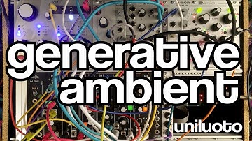 Mutable Instruments Marbles & Make Noise 0-coast Eurorack generative ambient patch