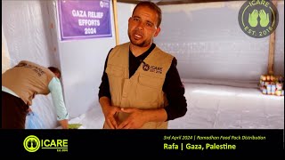 iCare Gaza | 3rd April | Ramadhan 2024 Food Pack Distribution