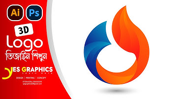 How To Make a Flame Fox Logo With Circle Grid Method   Adobe Illustrator Bangla Tutorial