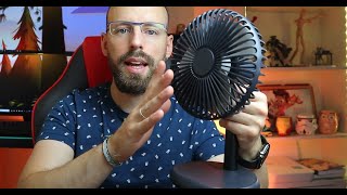 ¡¡¡NO MÁS CALOR!!! con el MEJOR VENTILADOR PORTATIL (con cargador inalámbrico)