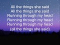 t.A.T.u all the things she said lyrics