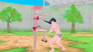 [Mmd] Sakura VS Hinata 2