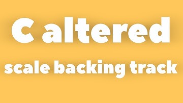 C altered scale | Backing Track