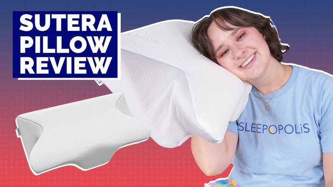 SUTERA - Contour Memory Foam Pillow for Sleeping, Orthopedic Cervical  Support fo