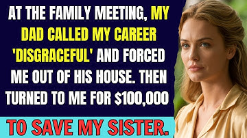 At Our Family Meeting, My Father Shamed My Career and Cast Me Out—Until Everything Turned