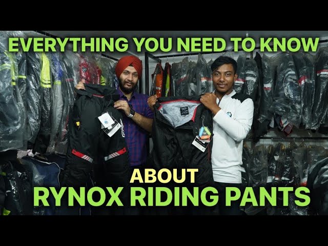 RYNOX RIDING PANTS || RYNOX ADVENTO VS AIRTEX || MOST DETAILS REVIEW OF RIDING  PANTS || #NooBRider - YouTube