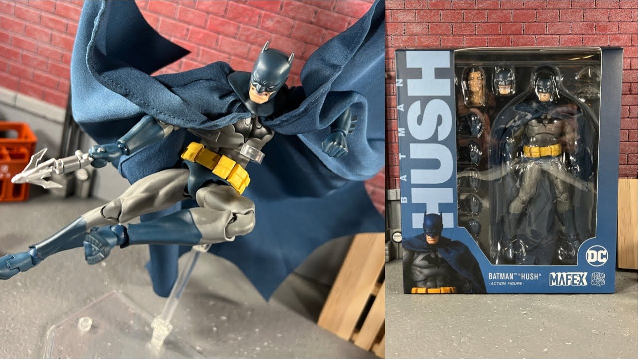Mafex Hush Batman Medicom Toys Reissue Action Figure Review - YouTube