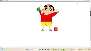 Python code to draw Shinchan #gaming #python #coading #viral #aiartanimation #logo #shinchan