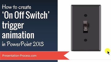How to create On Off Switch Trigger Animation in PowerPoint 2013