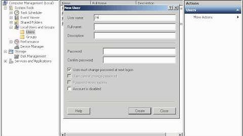 Introduction to the User MMC Snap In.
