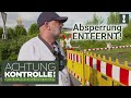 STRAFTAT! Baustellenabsperrung VERSCHOBEN! | Achtung Kontrolle