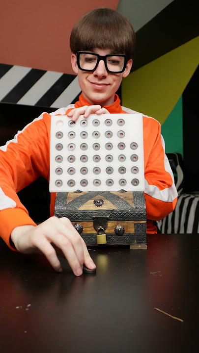 Magnet opens lock
