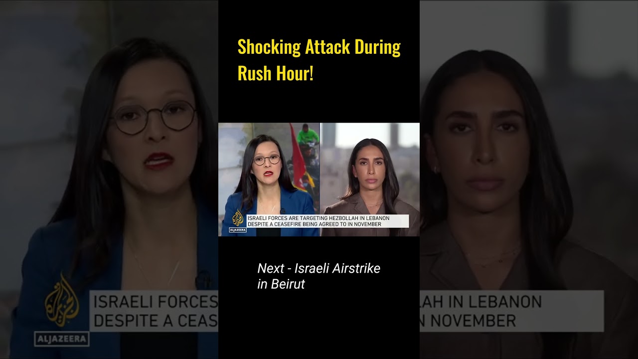 Shocking Attack During Rush Hour in Beirut!