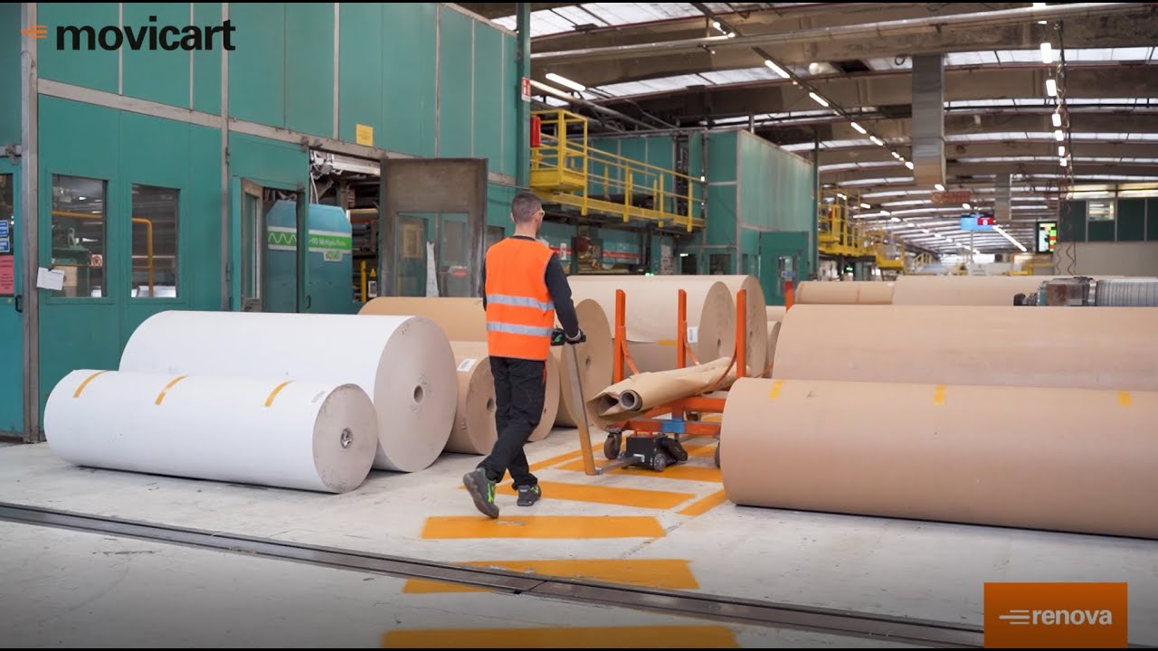 Paper Manufacturers  Paper Roll Mover Electric Pushers - MasterMover