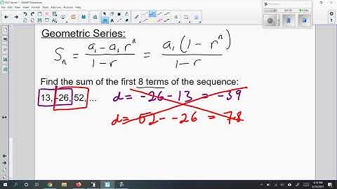 10.2 - Geometric Series
