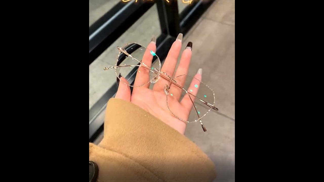 LUXYIN Chic Rimless Eyeglasses 2022 Must-Have Eyewear