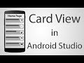 How to Make CardView in Android Studio Without Programming - Android Studio 2.2 Tutorial