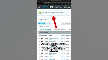Sync Simulated DraftKings & FanDuel DFS Lineups in SECONDS!