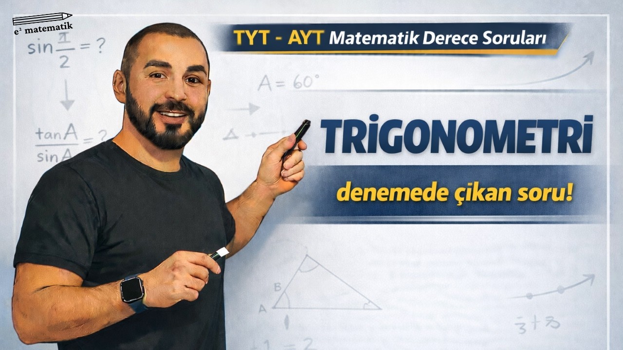 Trigonometri İçin Ayırt Edici Soru Tipi! | AYT Matematik Derece Soruları