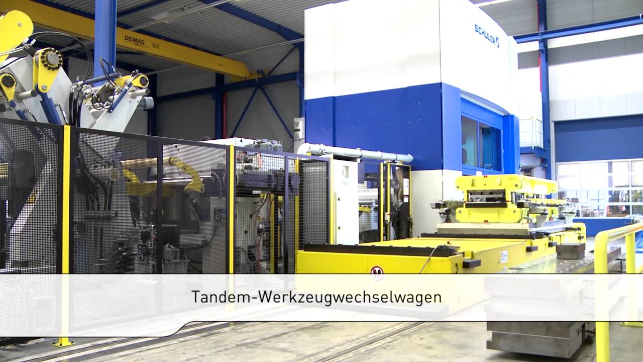 Effizienter Coil- und Werkzeugwechsel an einer Servopresse MSD 630