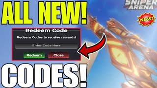 ⚠️*CODES* ✅ SNIPER ⚠️ ARENA ROBLOX CODES 2026 - CODES FOR SNIPER ARENA CODES [ROBLOX]