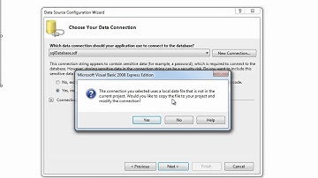 How to connect sql in vb 2008
