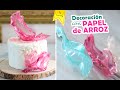 DECORACIÓN CON PAPEL DE ARROZ | DRAPEADO o VELA by Marielly