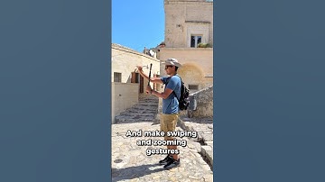 Probeer deze Insta360 X3 360-cameratruc de volgende keer dat je naar Matera gaat 😍🇮🇹