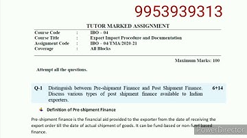 IBO 04 IGNOU SOLVED ASSIGNMENT 2020-2021| IBO 04 SOLVED ASSIGNMENT IN ENGLISH | IGNOU | 2020-2021