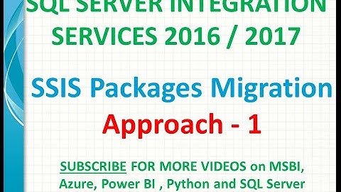 SSIS Packages Migration | SSIS migration from one server to another