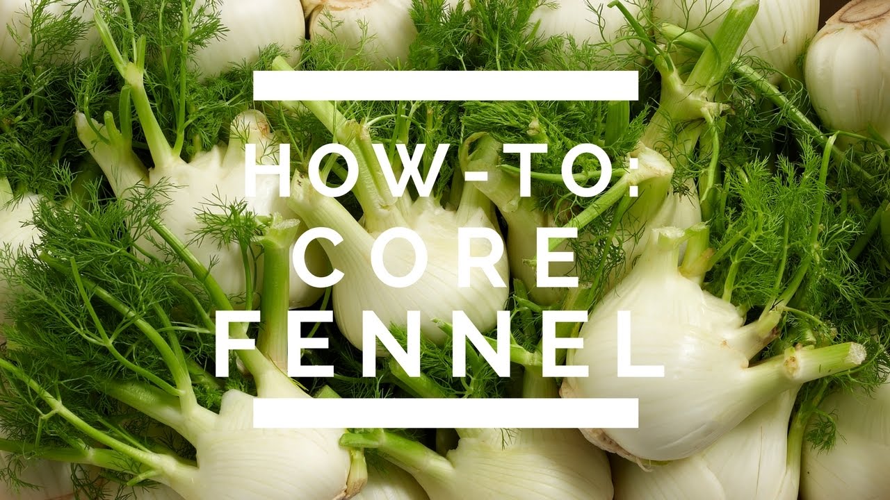 How To Core Fennel Youtube