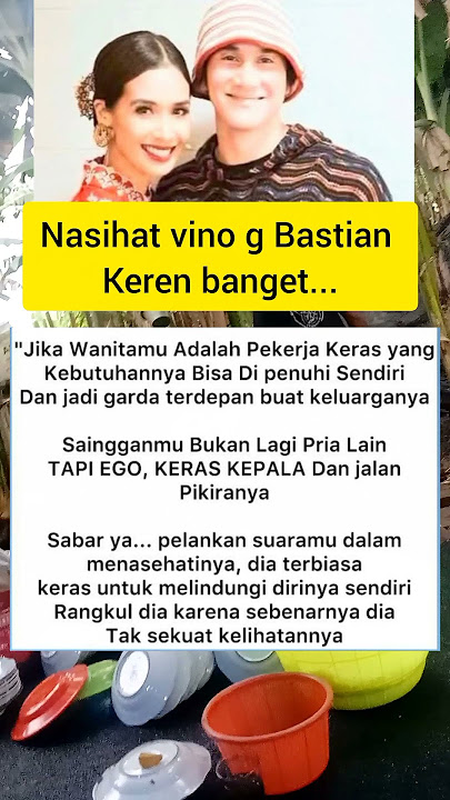 nasihat vino g Bastian keren #artisviral #trendingshorts #beritaviral #fyp