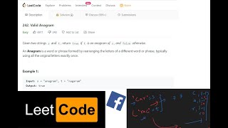 LeetCode Top Interview Questions Series | Valid Anagram Question Solution | Java |LeetCode Solutions