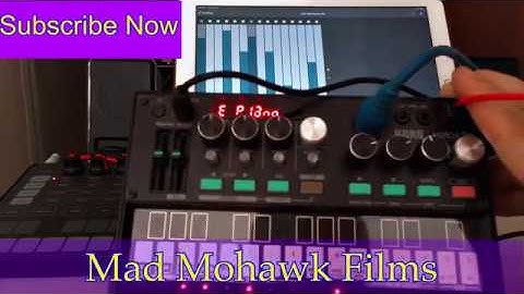 StepBud AUV3 Step Sequencer for IOS controlling an Uno Synth and a Volca FM