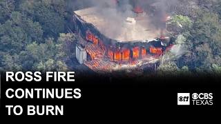 Massive Ross Fire continues to burn west of Fort Worth – extended coverage