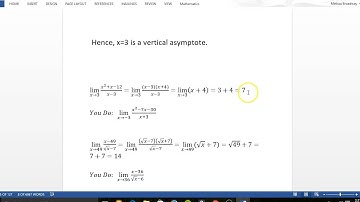 20. Removable Singularity Limit Examples