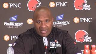 Hue Jackson on Browns 2nd half collapse in loss to Jets, fall to 0-8