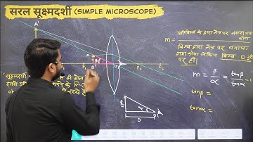 Day -17 सरल सूक्ष्मदर्शी ( simple microscope) Ray optics ll 12th physics hindi medium #physics 