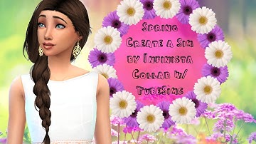 Spring Inspired Sims 4 Create a Sim (Ebony Smith) - Collab w/TubeSims
