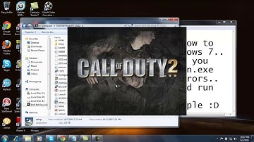How to install call of duty 2 on windows 7