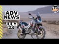 ADV NEWS JULY 2023 | 2024 AFRICA TWIN | ROYAL ENFIELD 650 SCRAM | VSTROM 800 | TRIUMPH 400