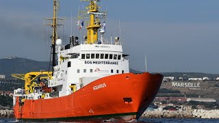 L'Aquarius en quête d'un nouveau port sûr pour accueillir 140 migrants