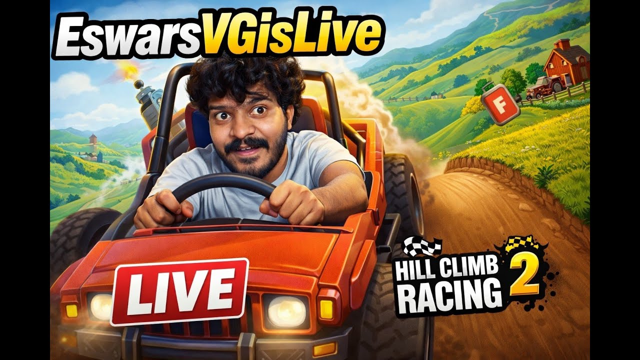 NO BRAKES… ONLY SKILL 😱 | Hill Climb Racing 2 LIVE