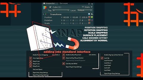 Free Simple SNAP Buttons for Inspector | for Unity 2017