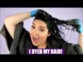 WATCH ME DYE MY HAIR | BROWN TO BLACK!