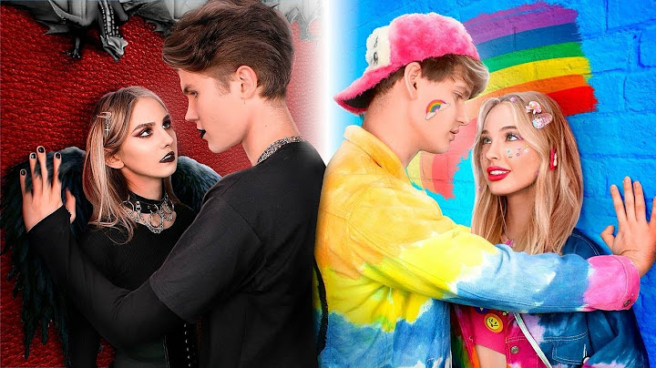 Cuplu Curcubeu VS Cuplu Goth || Tată fals VS adevărat la nuntă