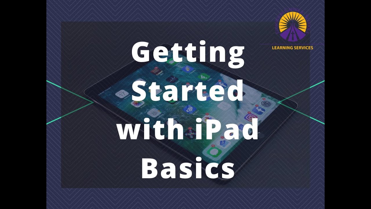 iPad Basics Safely Handling iPads YouTube